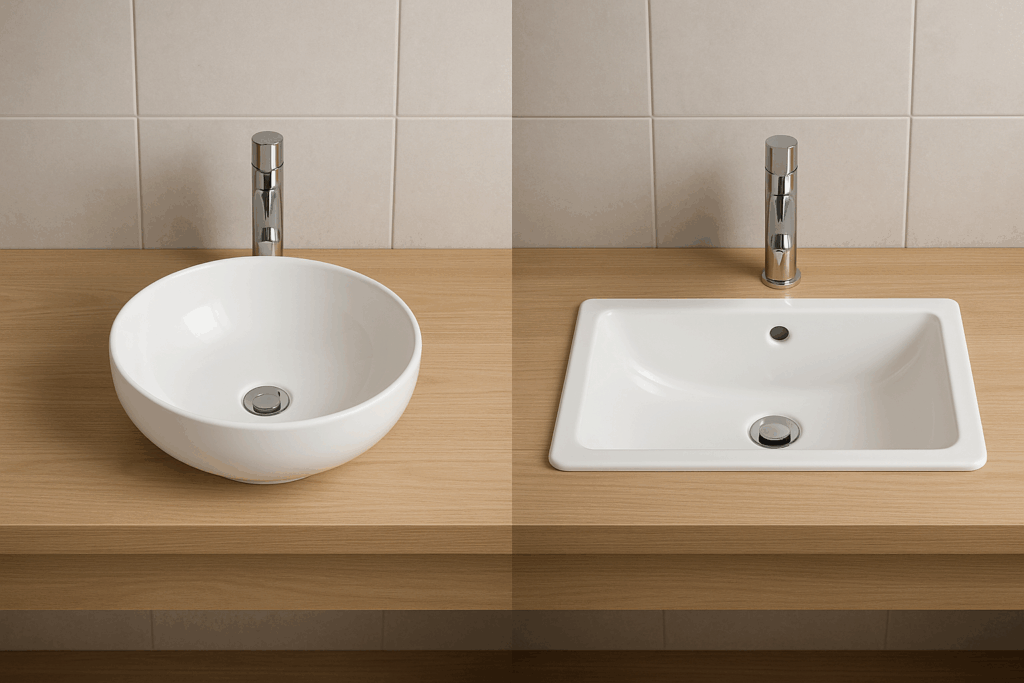 choisir lavabo ou vasque? 